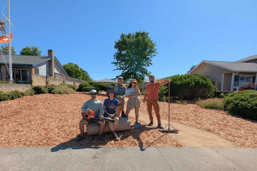 Tahola Lane sheet mulching