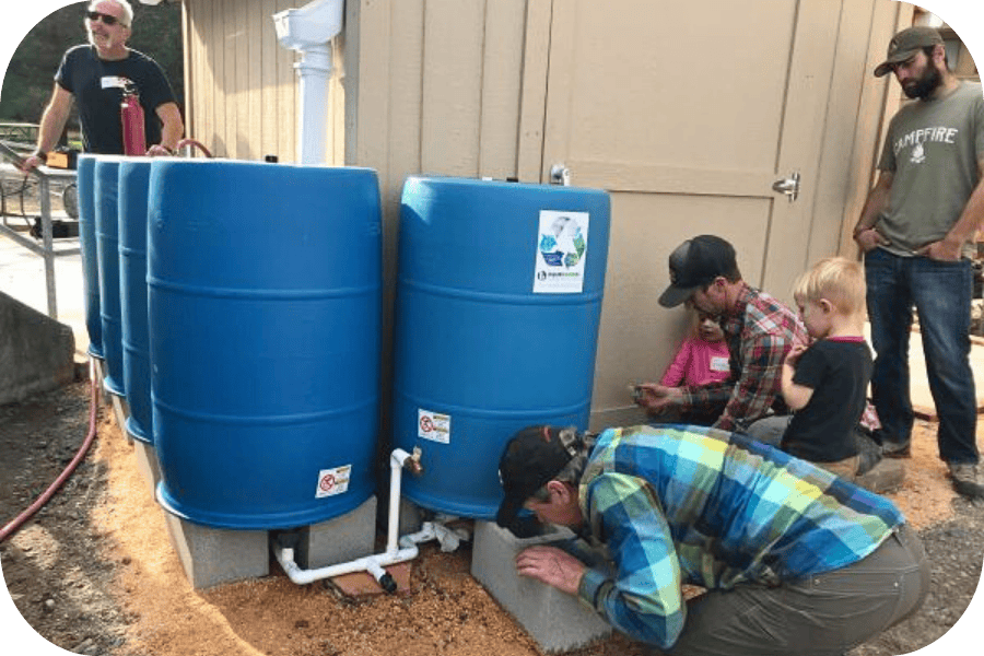 Rain Barrel Installation